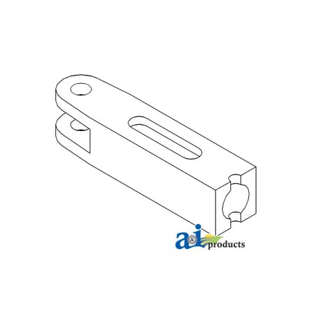 A & I Products Yoke, Rear 7" x2" x2" A-406243R1